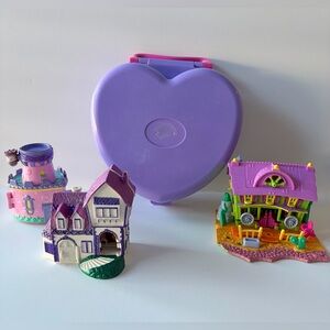 Lot of Polly Pocket & Trendmaster toys